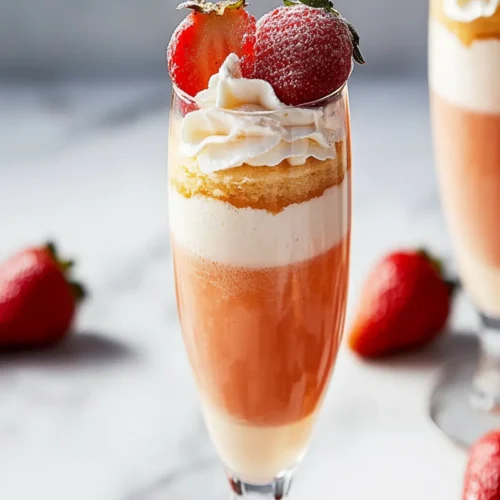 Strawberry Shortcake Mimosas