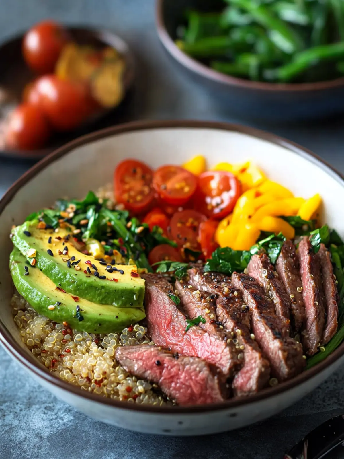 Easy Steak Quinoa Bowl Recipe