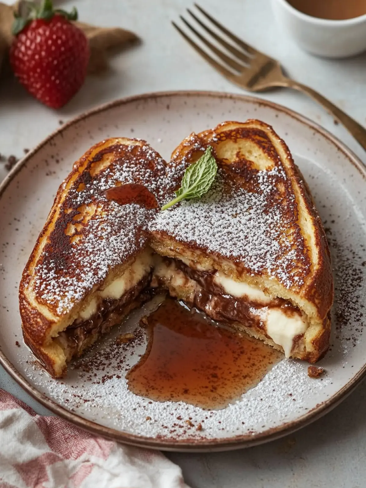 Tiramisu-Stuffed French Toast