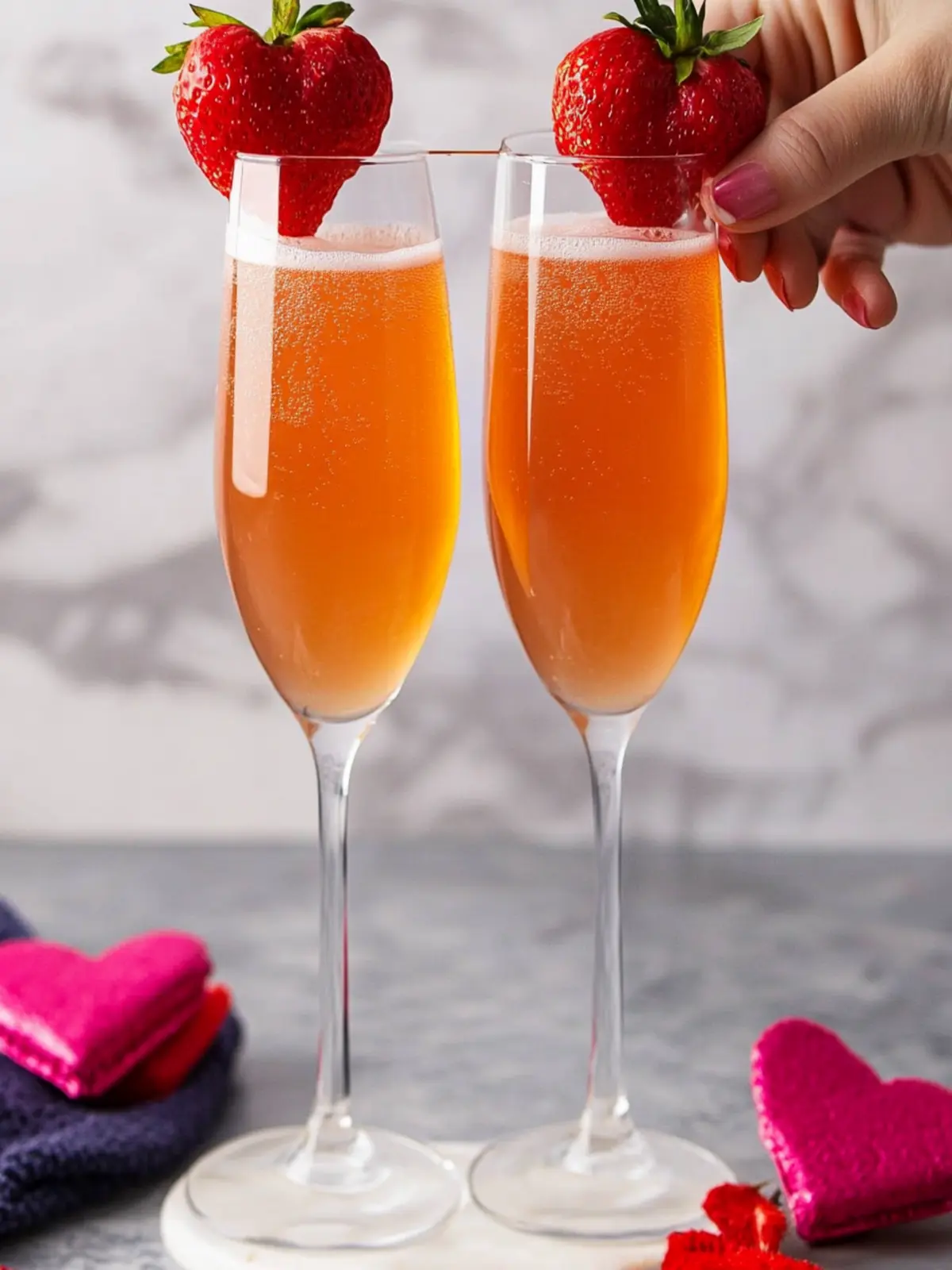 Valentine's Day Mimosas