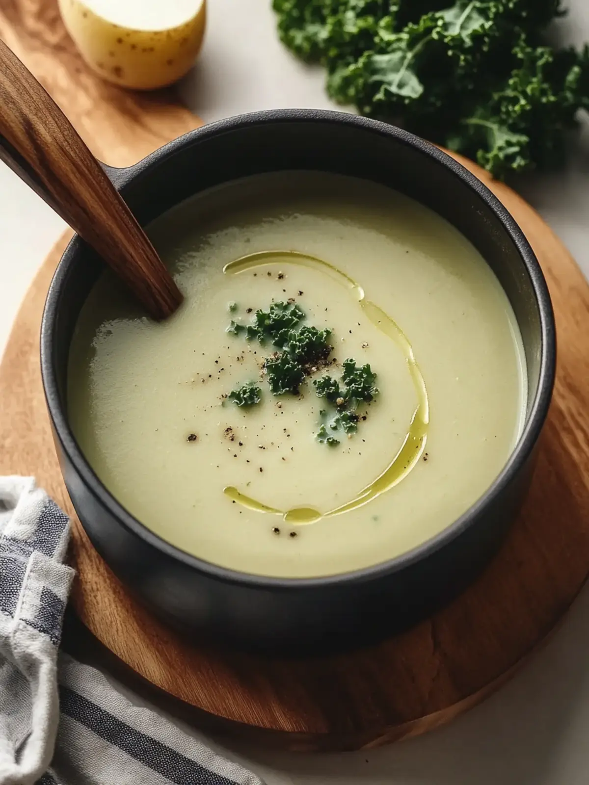 Creamy Potato Kale Soup
