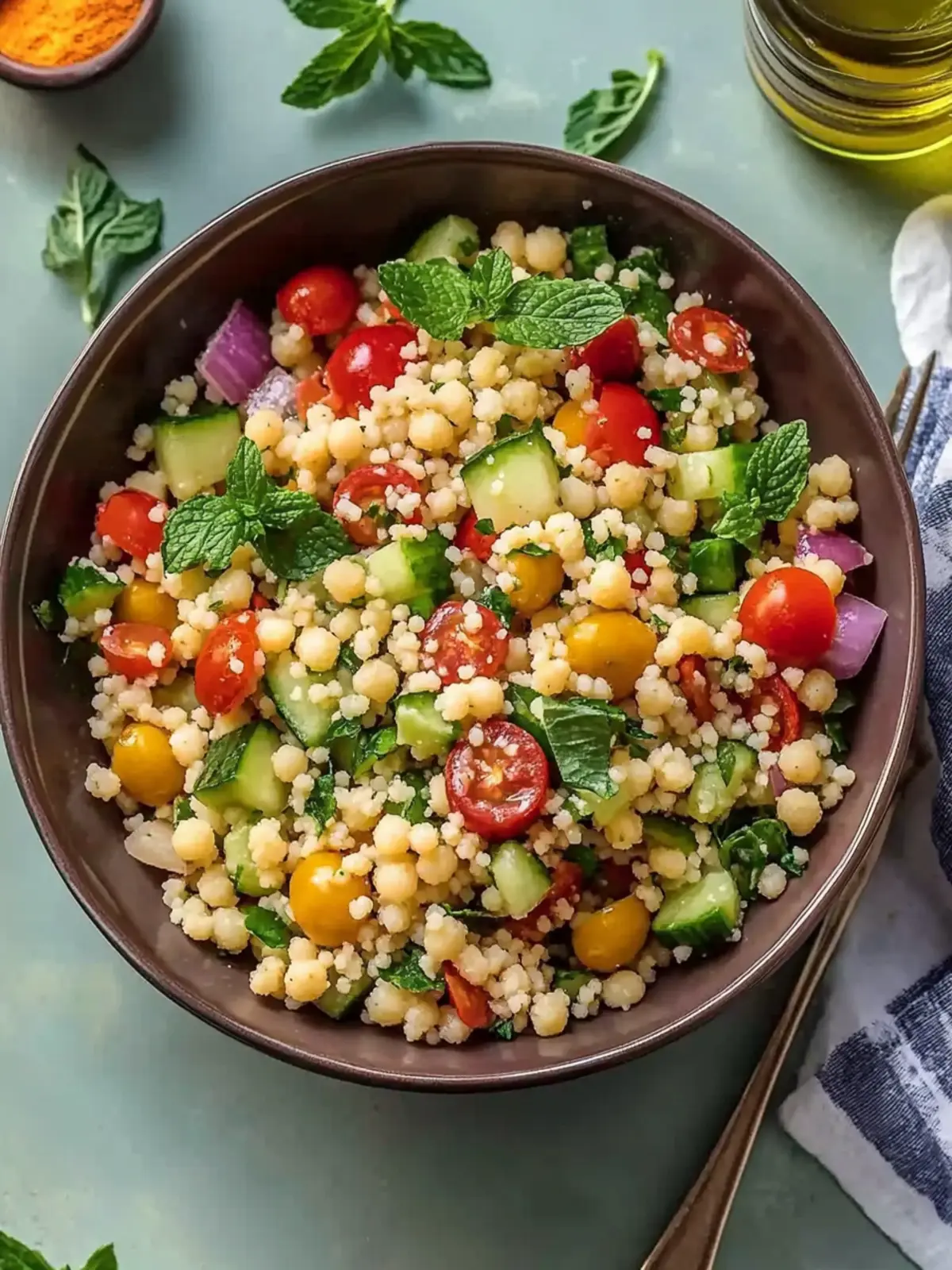 Mouthwatering Mediterranean Couscous Salad