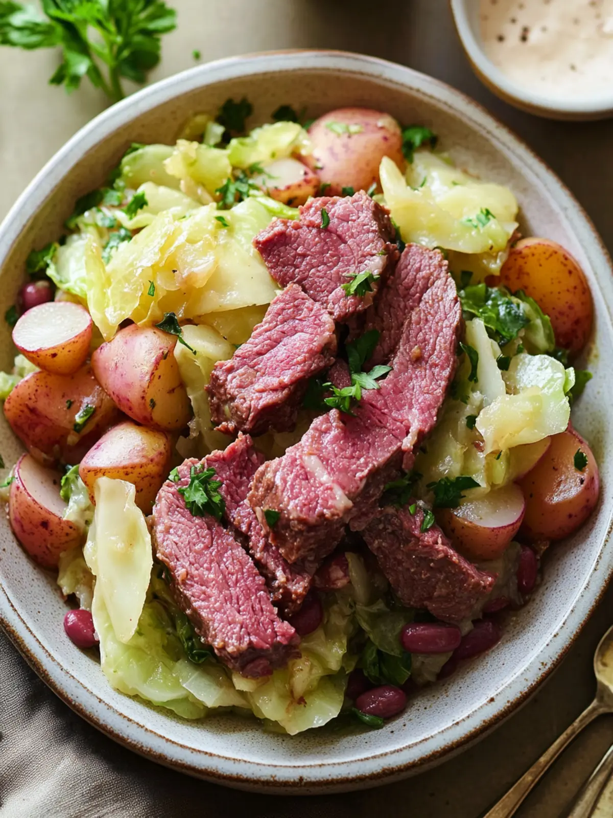corn beef and cabbage