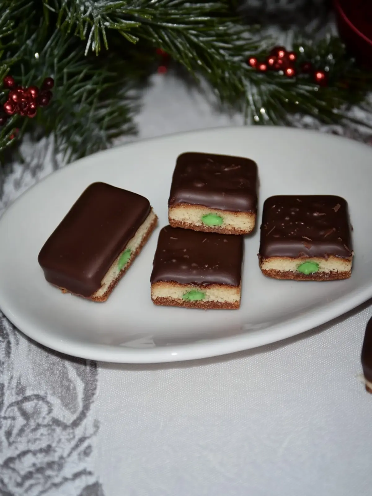 Delightful Chocolate-Dipped Wafer Cookies Recipe for Gifting