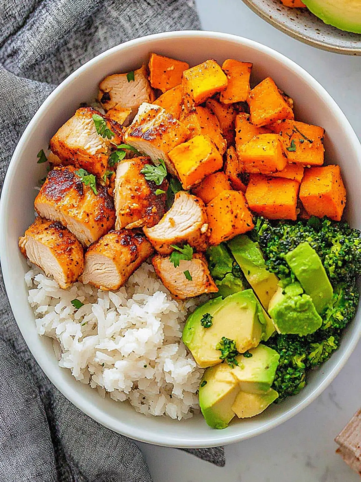 Cajun Chicken & Sweet Potato Bowls