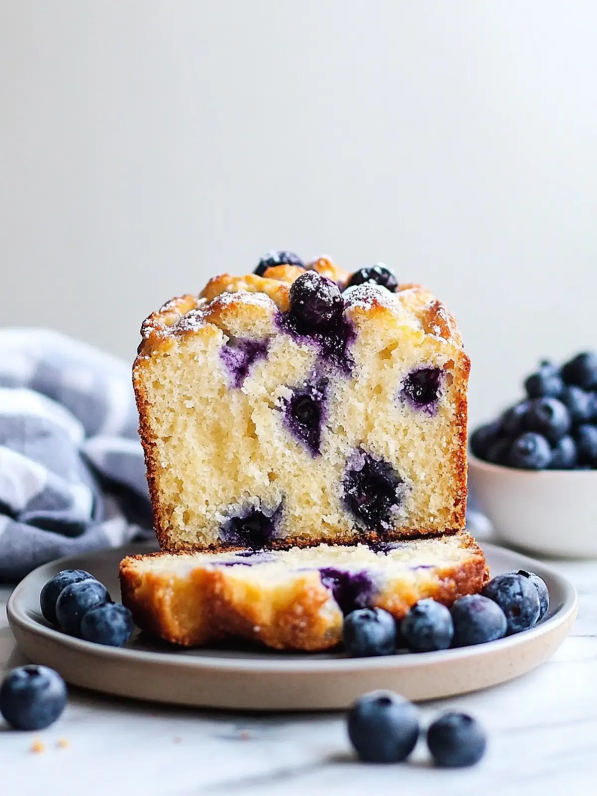 blueberry cream cheese loaf