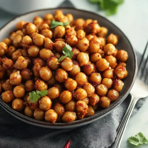 Mouthwatering Spicy Roasted Chickpeas