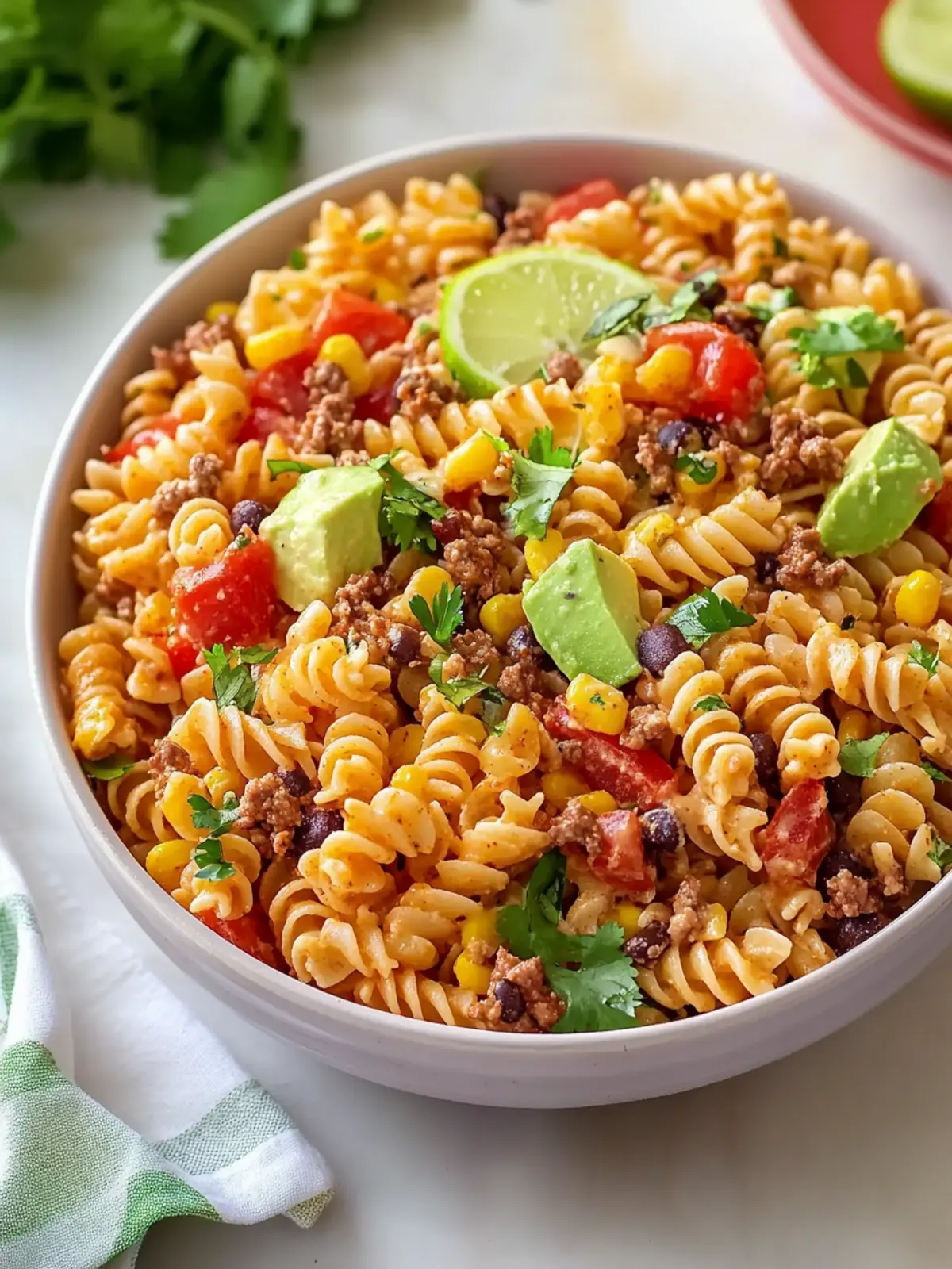 Quick Taco Pasta Salad