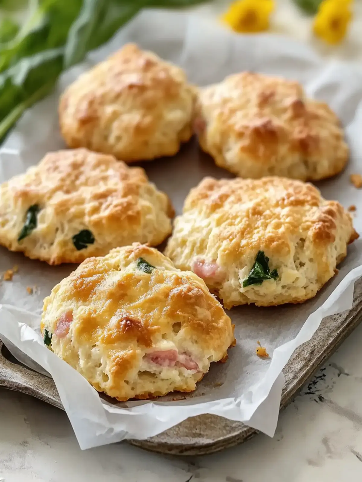 Hearty Cottage Cheese Breakfast Biscuits