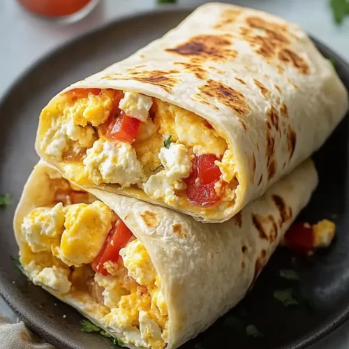 Classic Cottage Cheese Breakfast Burrito