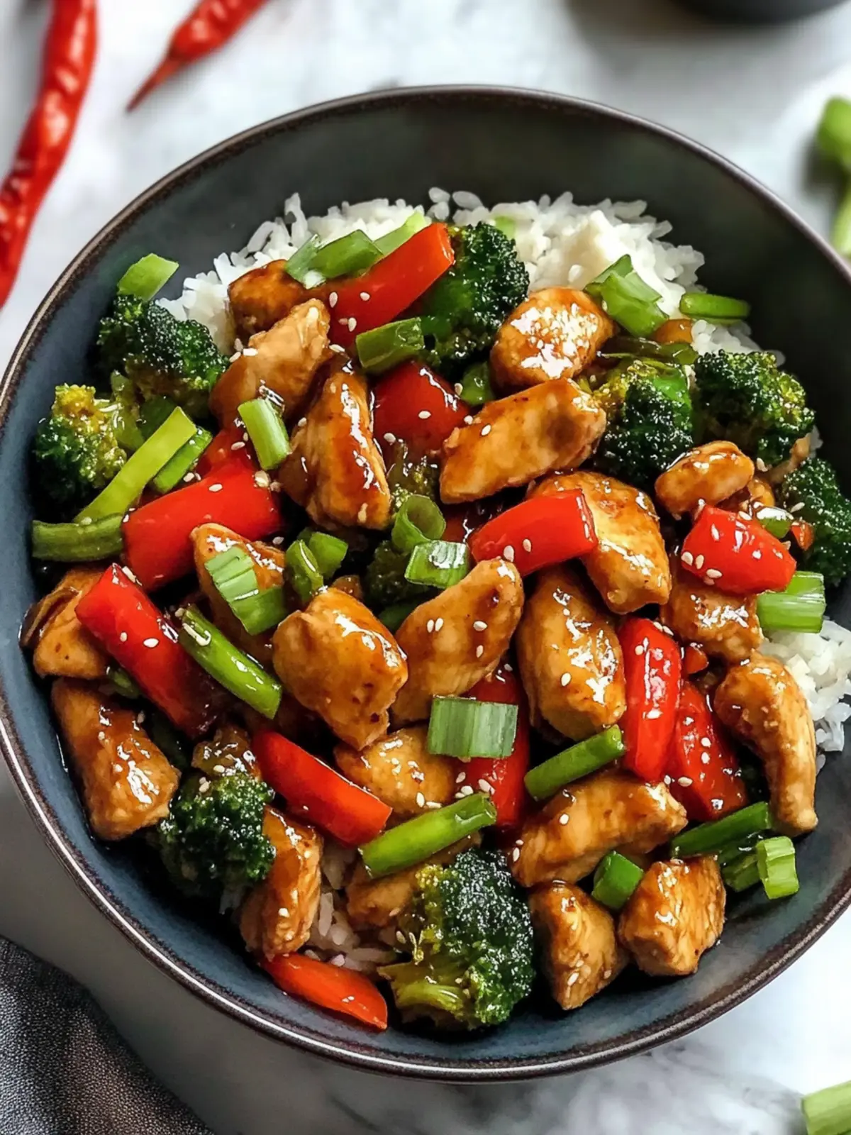 Sticky Teriyaki Chicken Stir-Fry