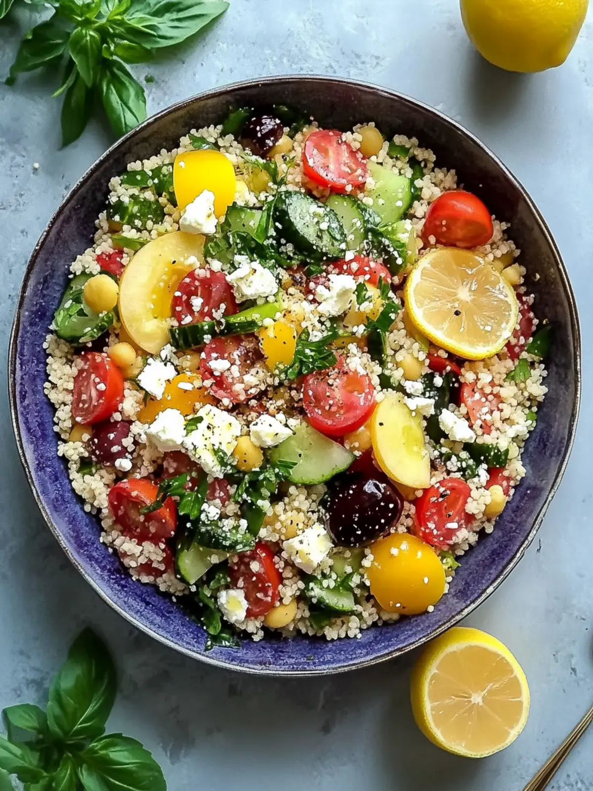 Couscous Salad with Feta