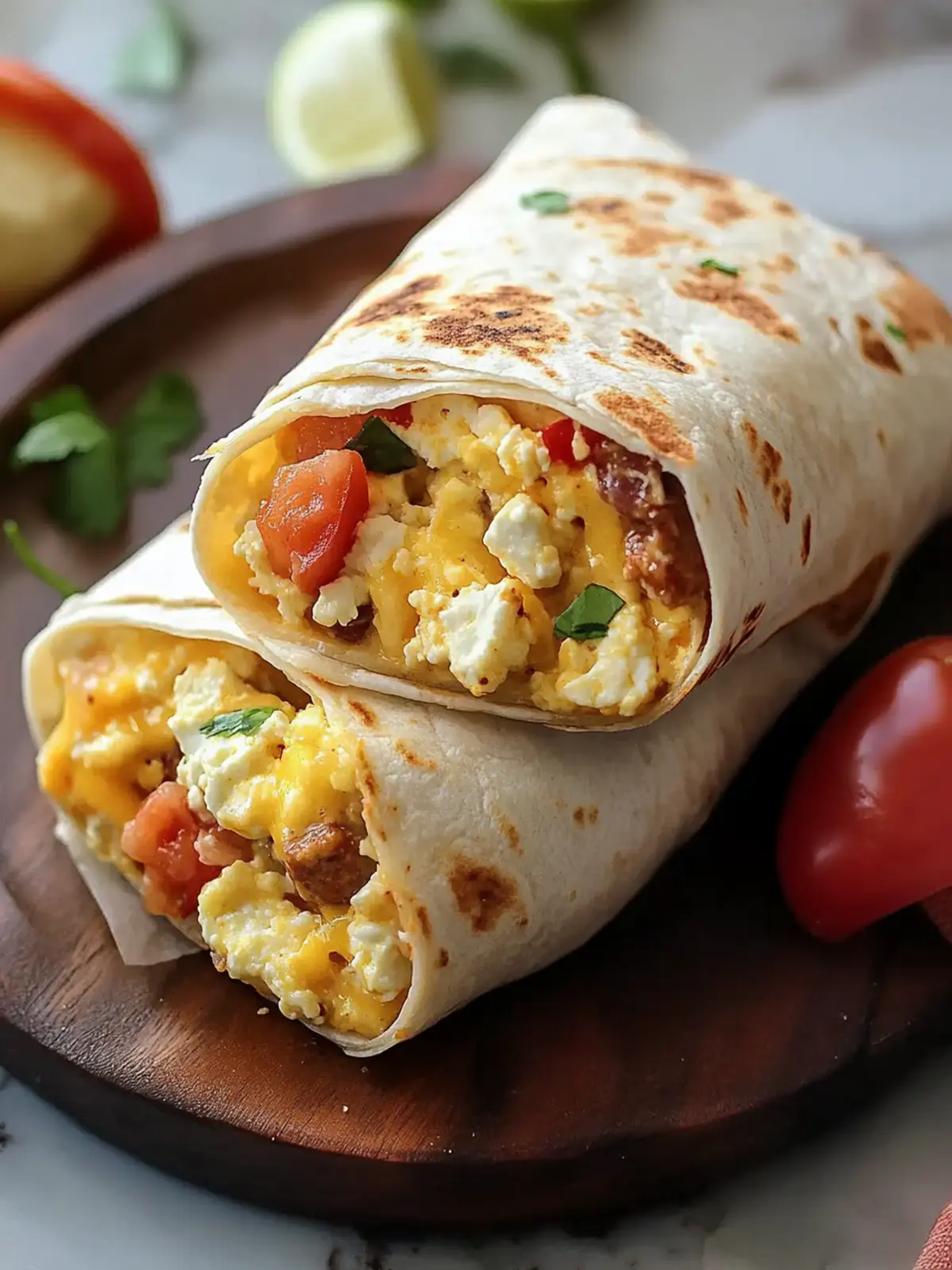 Classic Cottage Cheese Breakfast Burrito