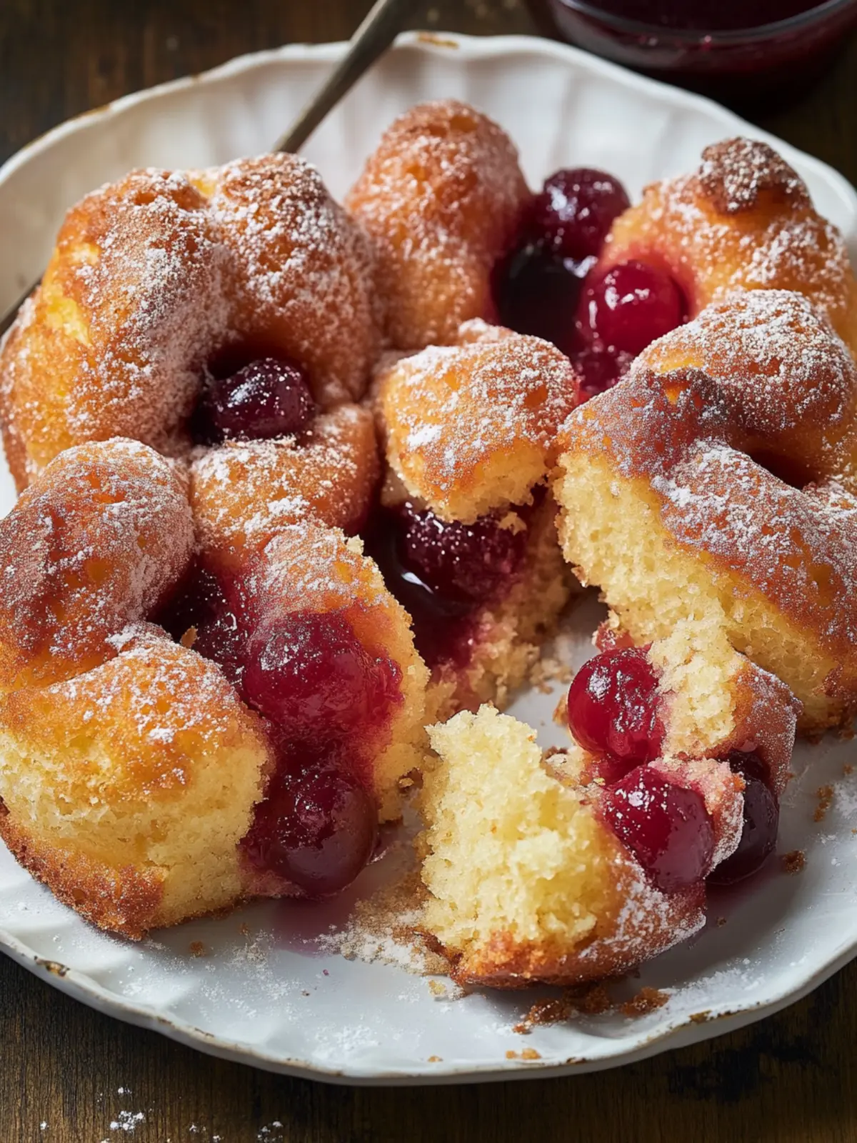 Jelly Donut Breakfast Bake