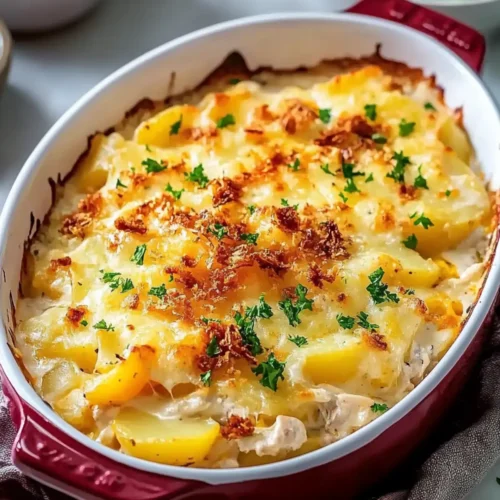 Chicken and Potato Casserole with Cream of Chicken Soup