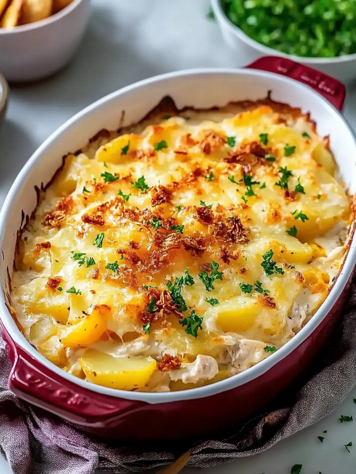 Creamy Chicken and Potato Casserole with a Twist