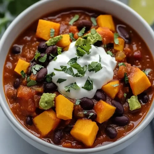 Slow Cooker Sweet Potato Chili