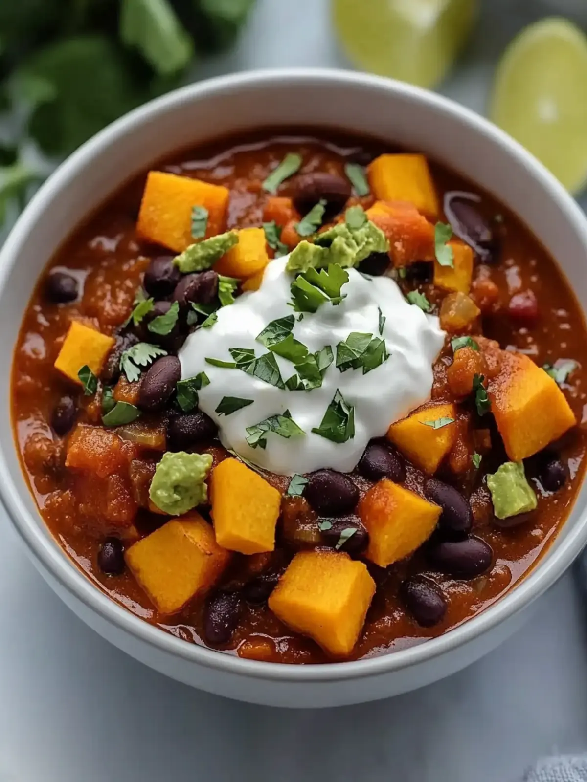 Slow Cooker Sweet Potato Chili