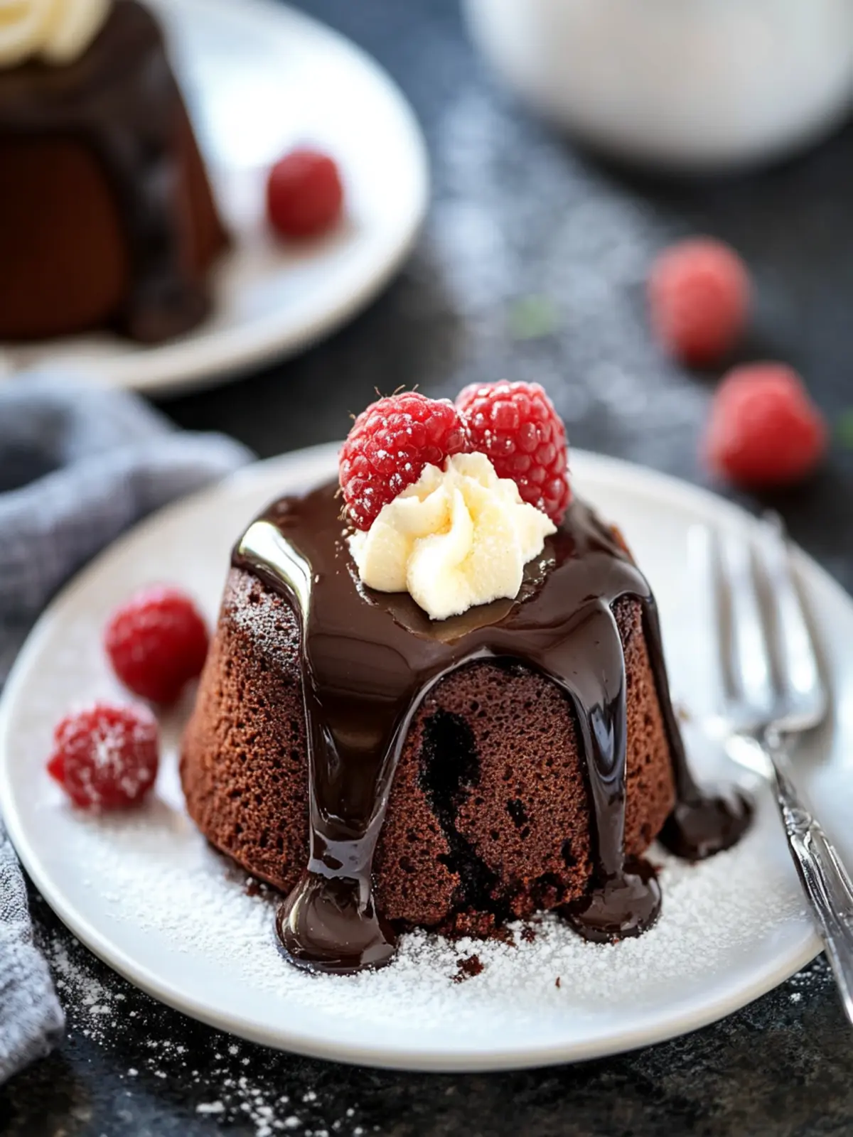 Chocolate Lava Cakes for Two