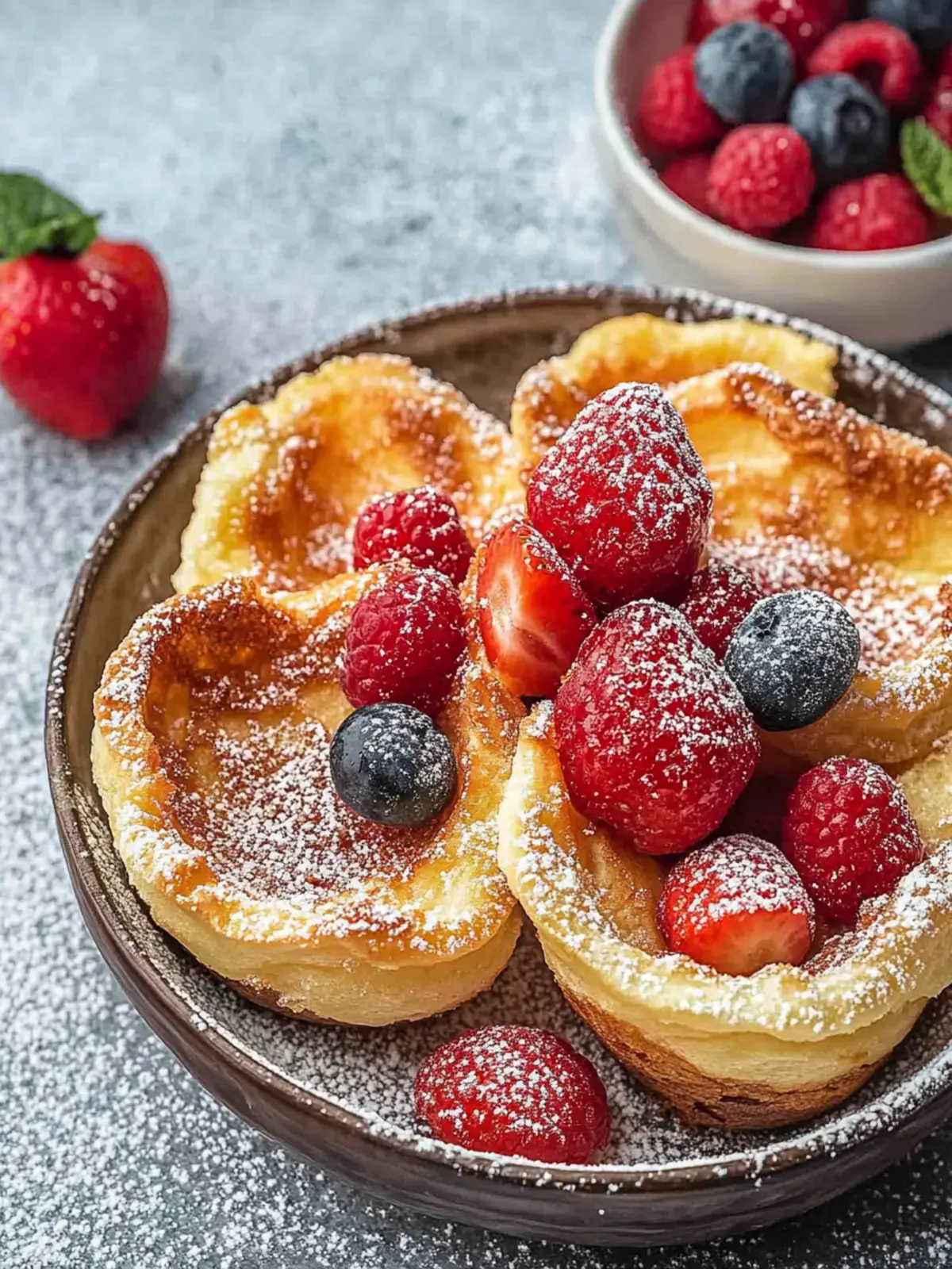 Mini Dutch Baby Pancakes