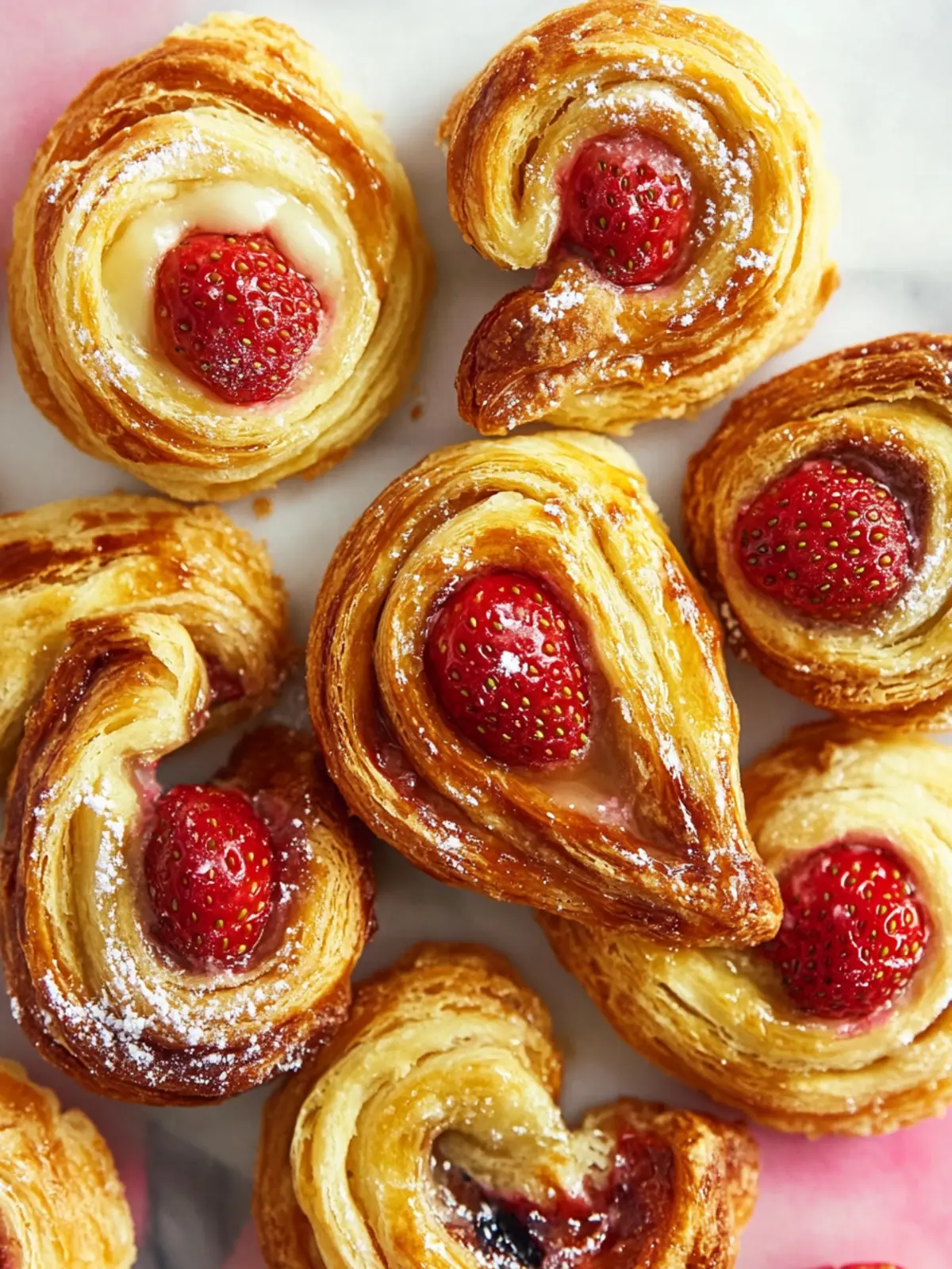 Strawberry Palmiers