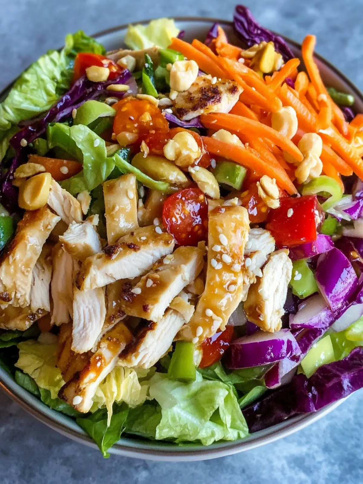 Asian Chicken Crunch Salad