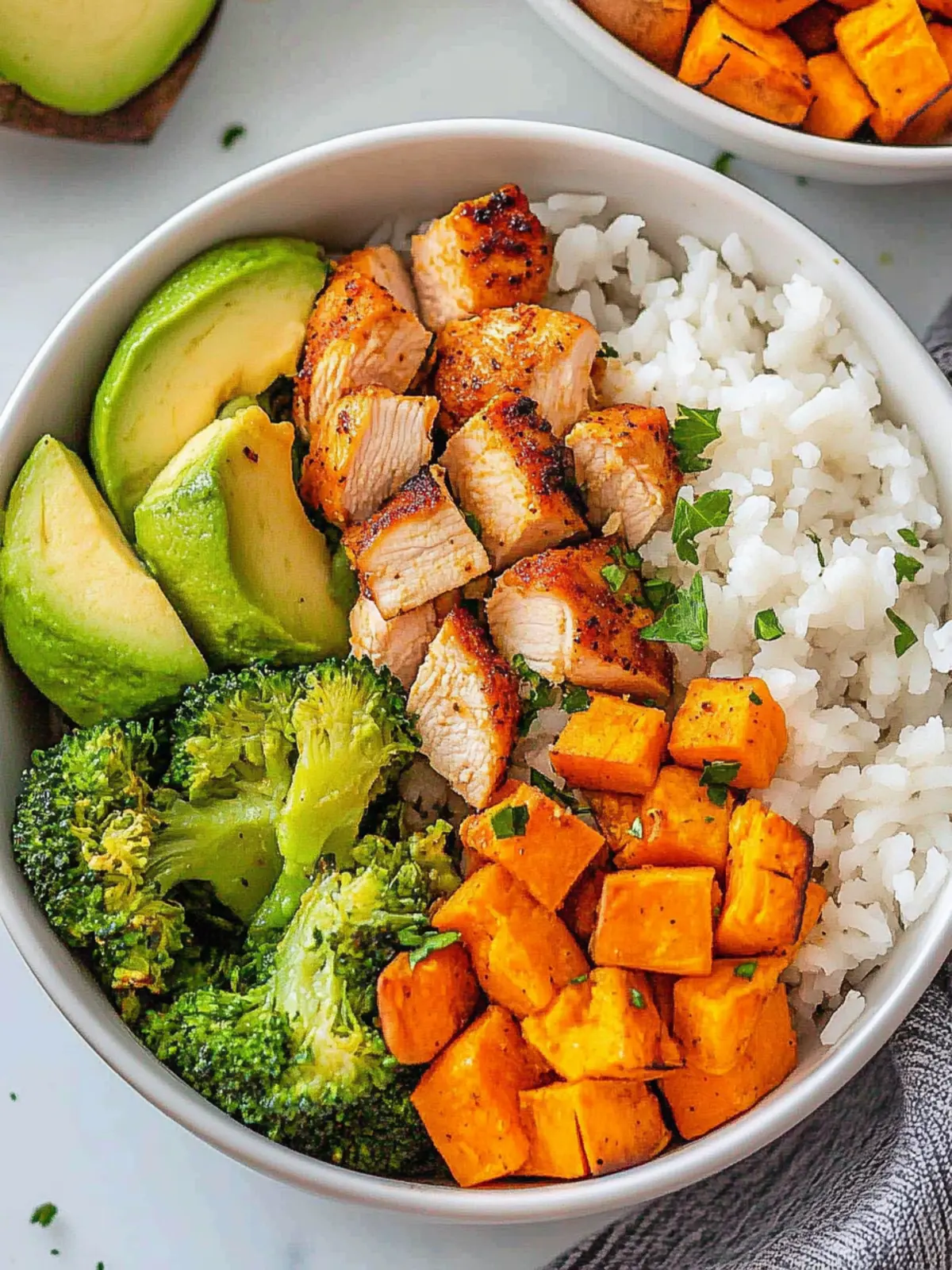 Cajun Chicken & Sweet Potato Bowls