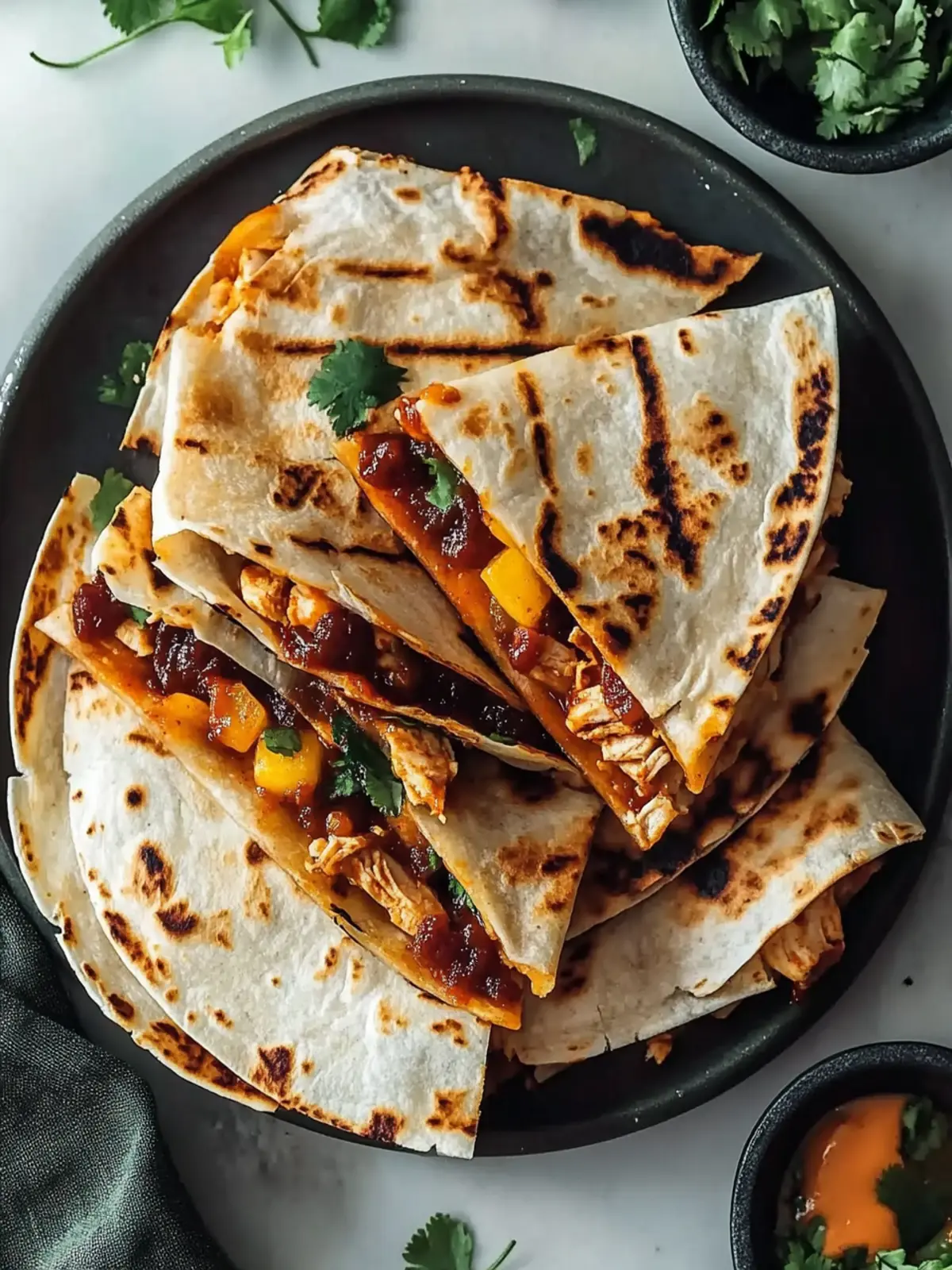 BBQ Chicken Quesadillas
