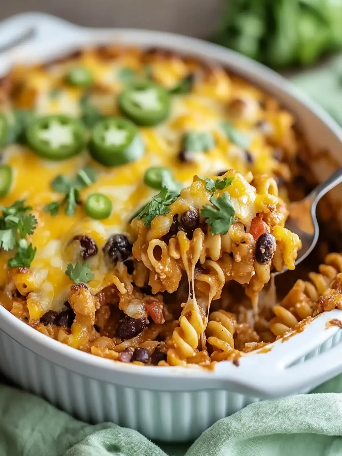 Loaded Taco Pasta Bake