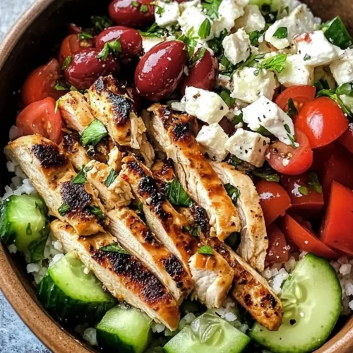 Greek Chicken Bowls