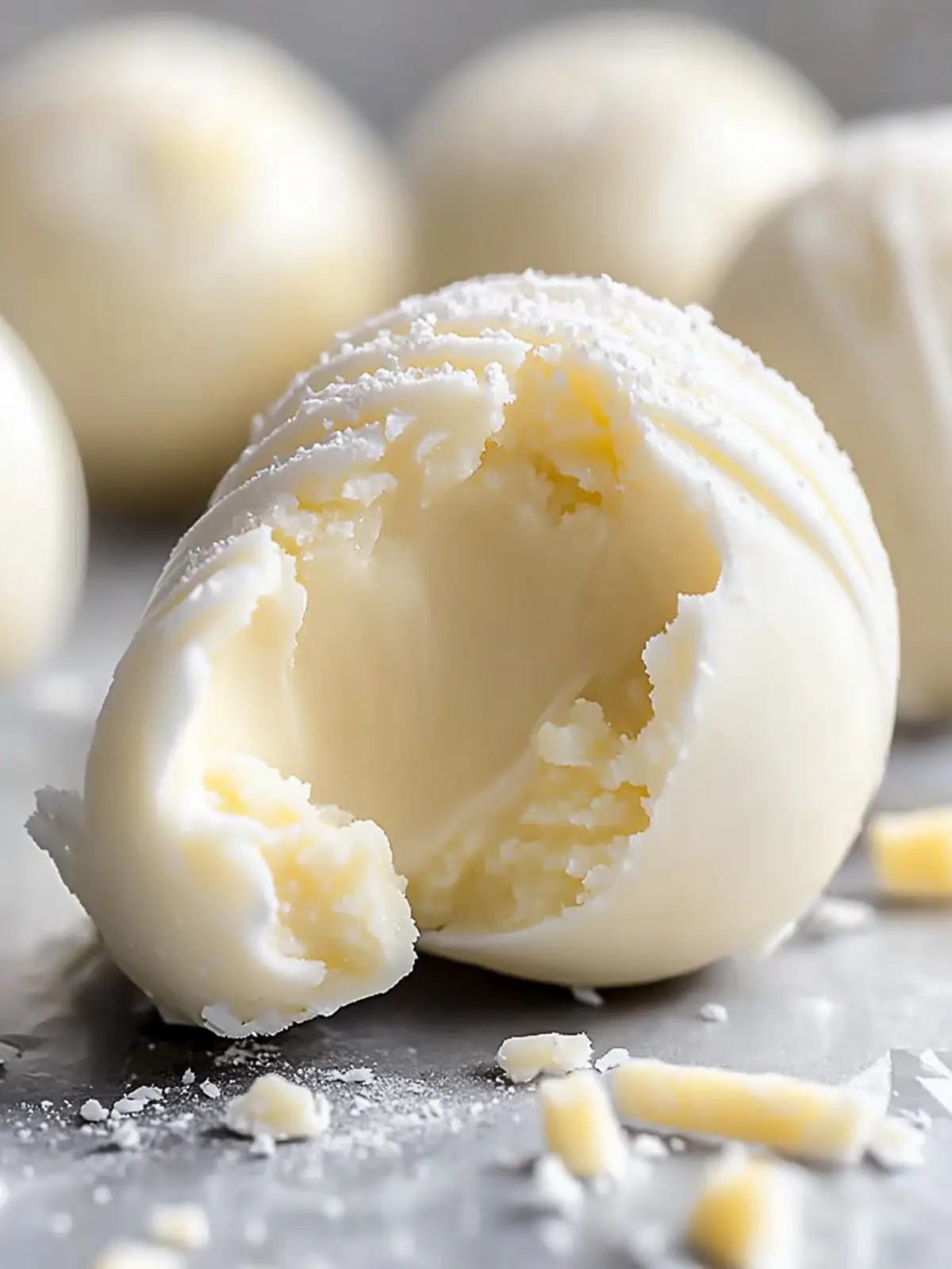 Smooth White Chocolate Truffles