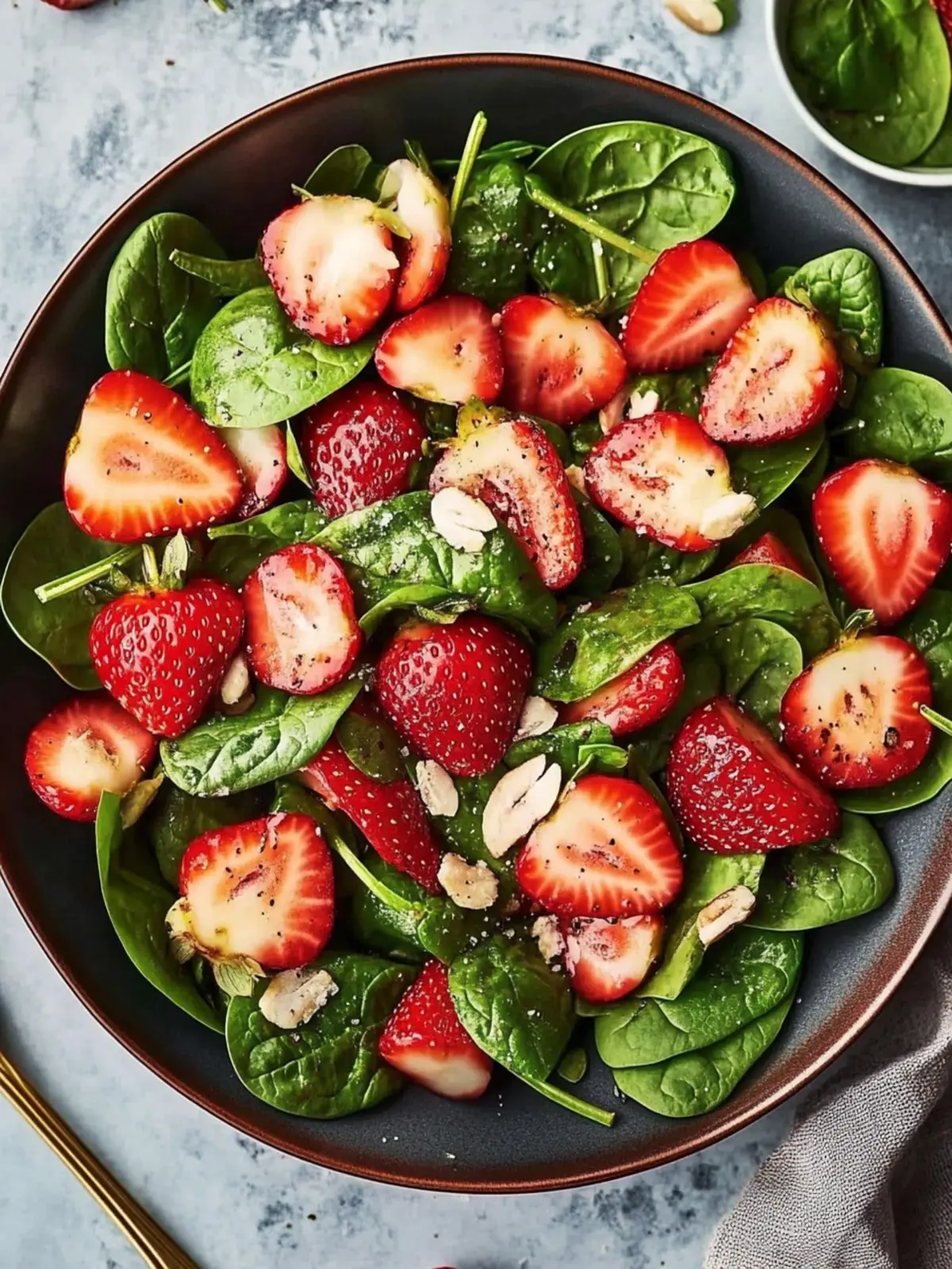 Irresistible Strawberry Spinach Salad with Poppy Seed Dressing