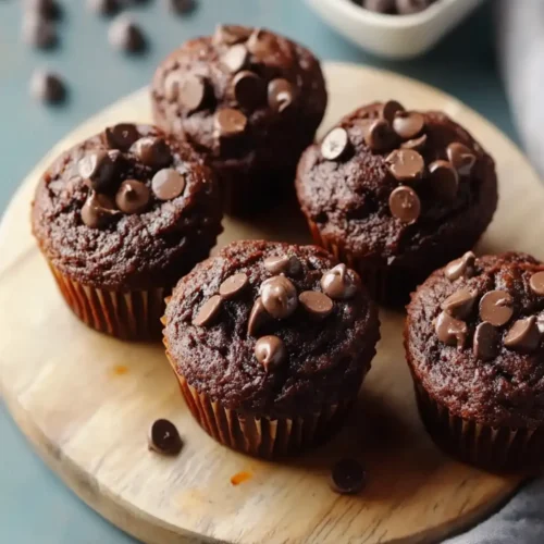 Chocolate Kodiak Cake Protein Muffins