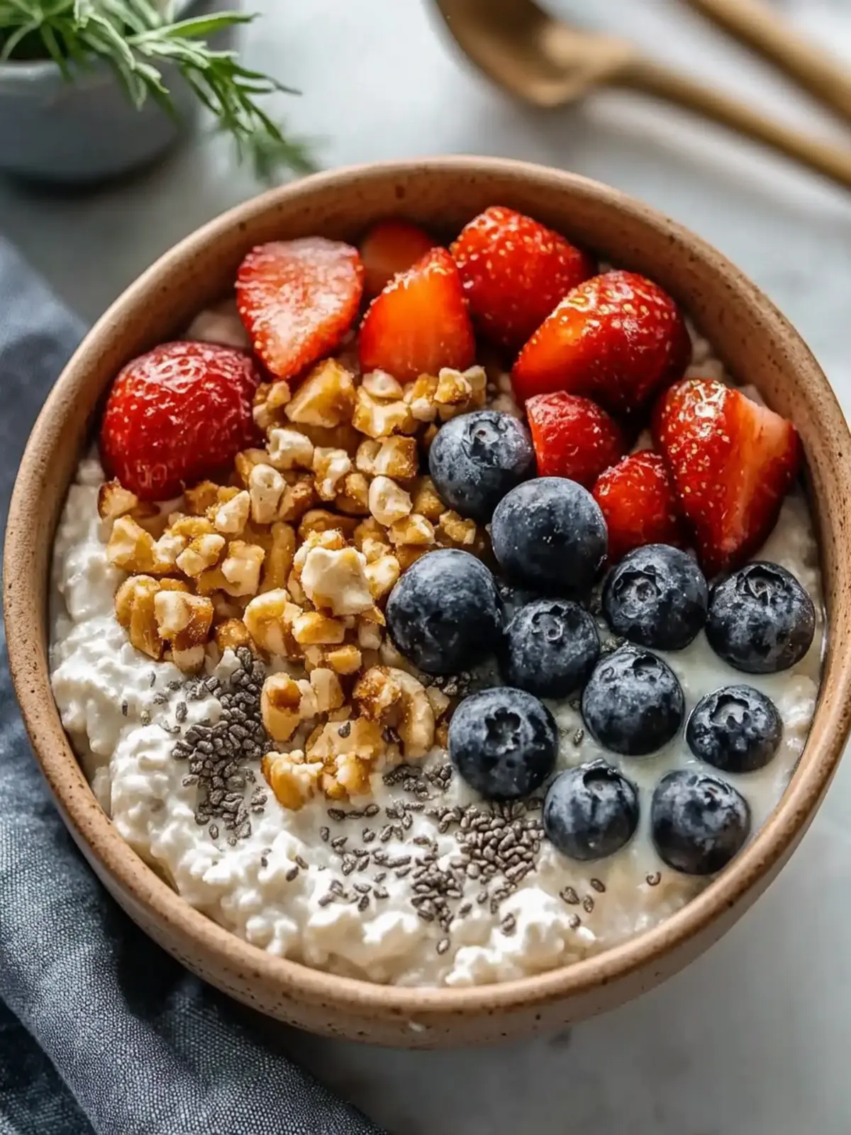 Simple Keto Cottage Cheese Bowl