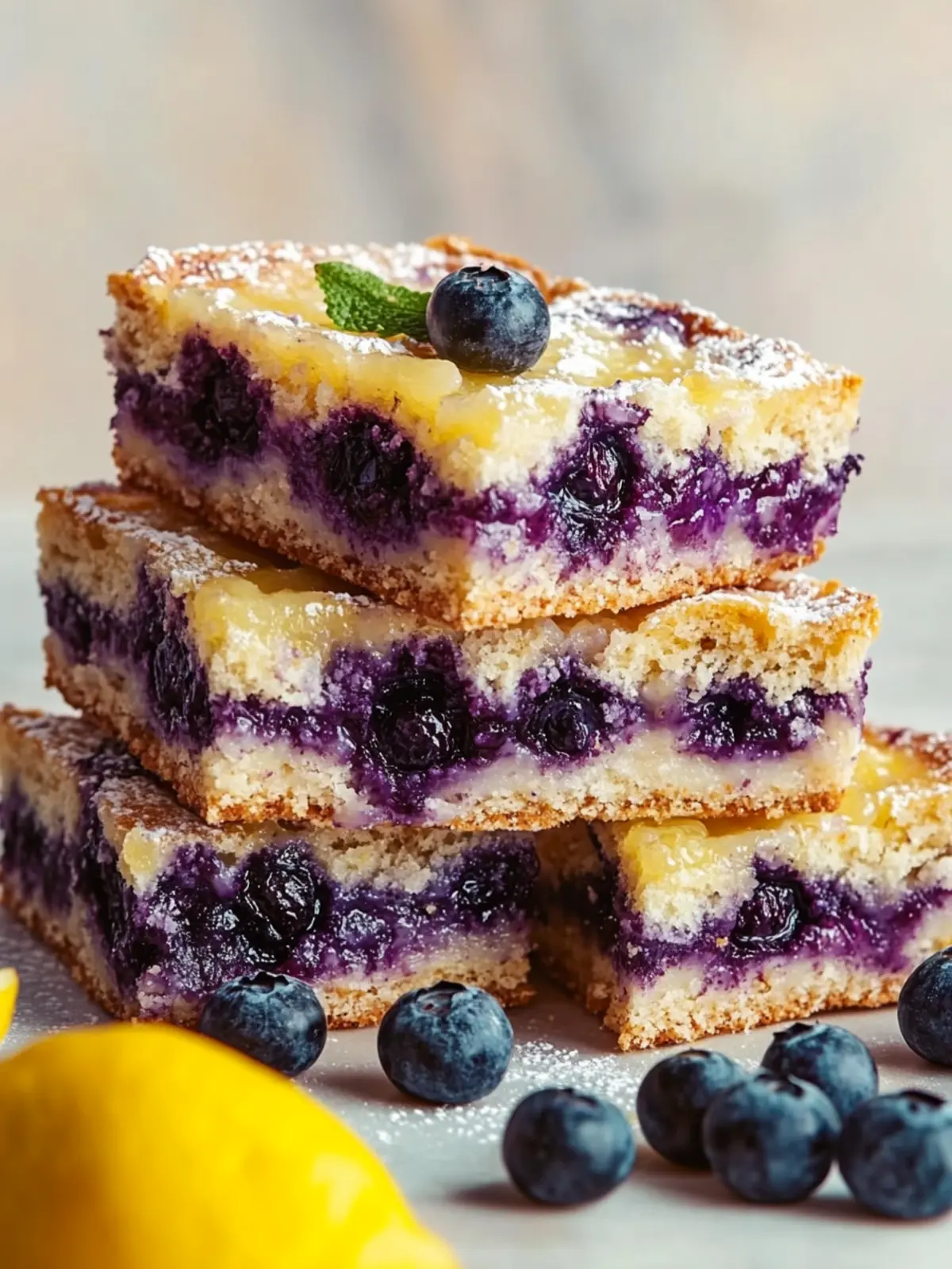 Lemon Blueberry Bar