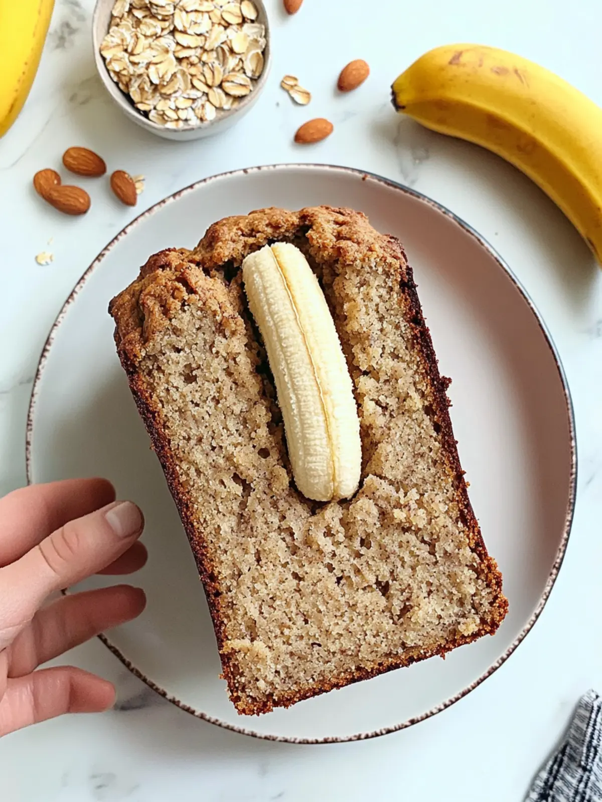 Gluten-Free Banana Bread (almond/oat flour)