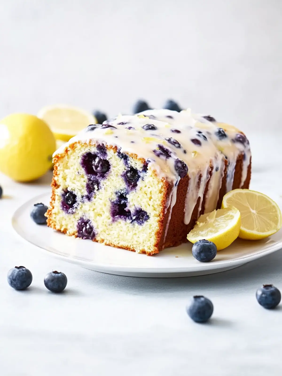 Lemon-Blueberry Pound Cake