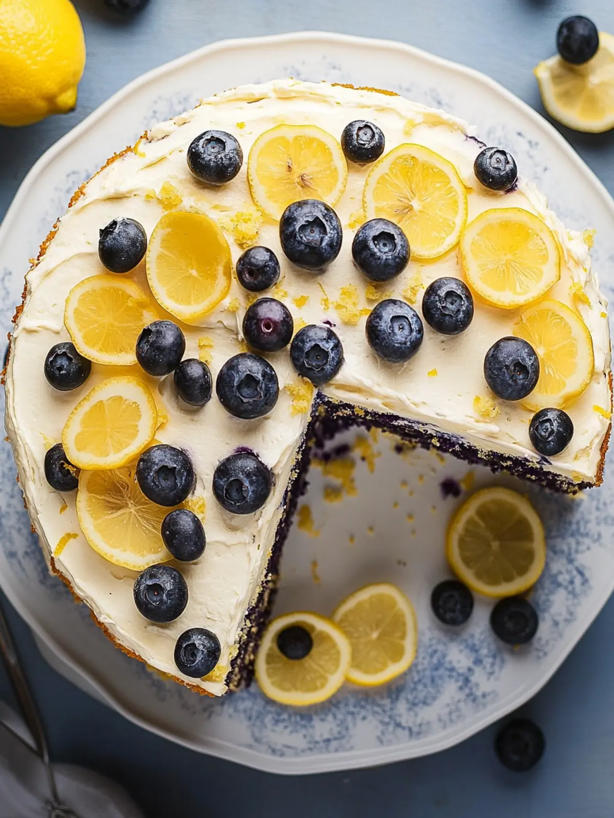 Lemon Blueberry Cake
