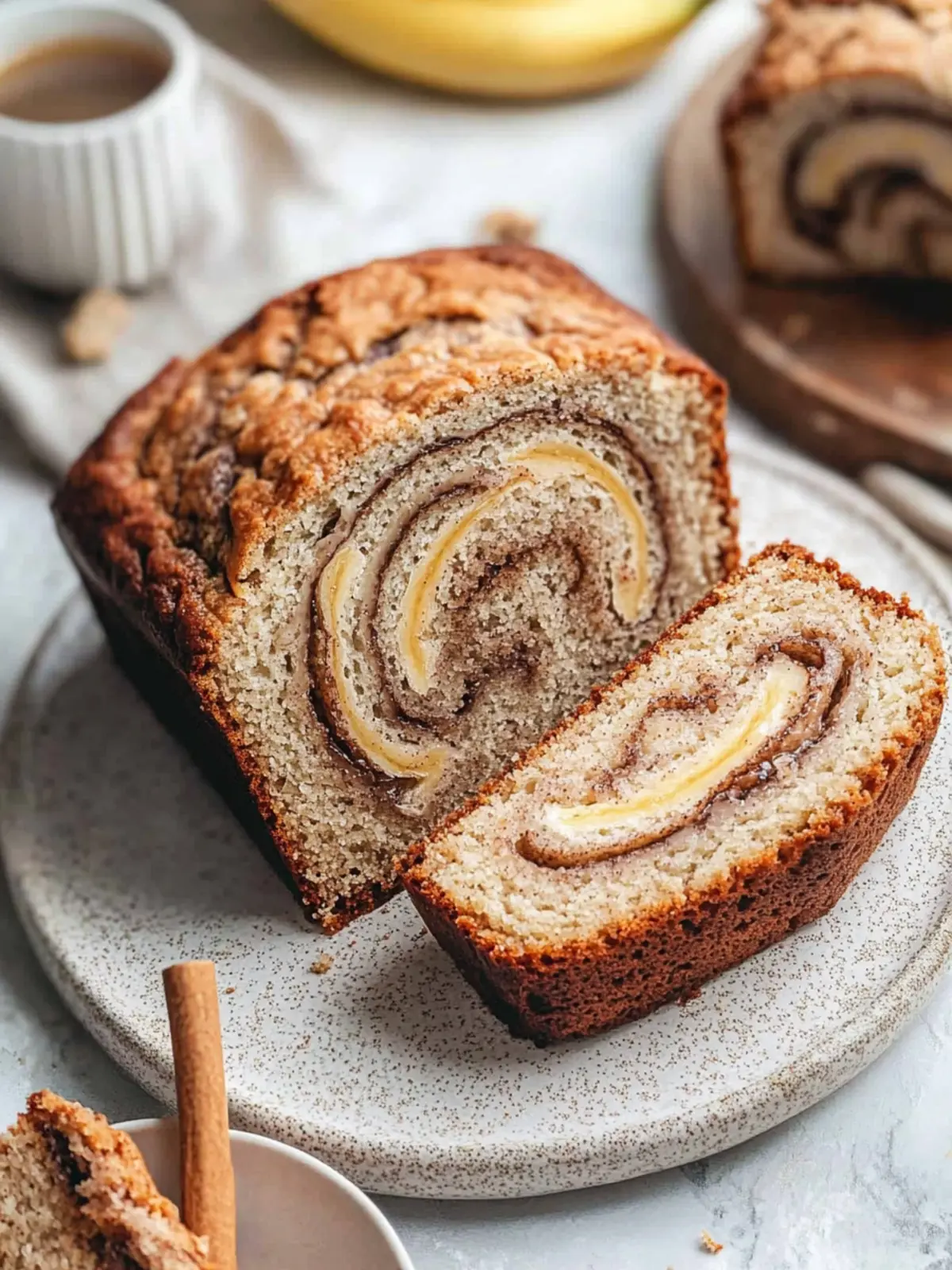 Cinnamon Swirl Banana Bread
