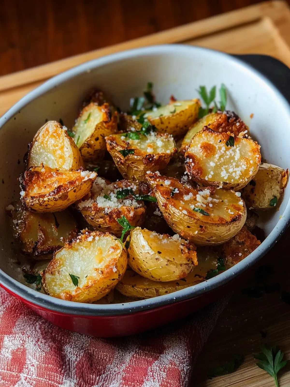 Crispy Parmesan Roasted Potatoes: Easy, Cheesy Perfection