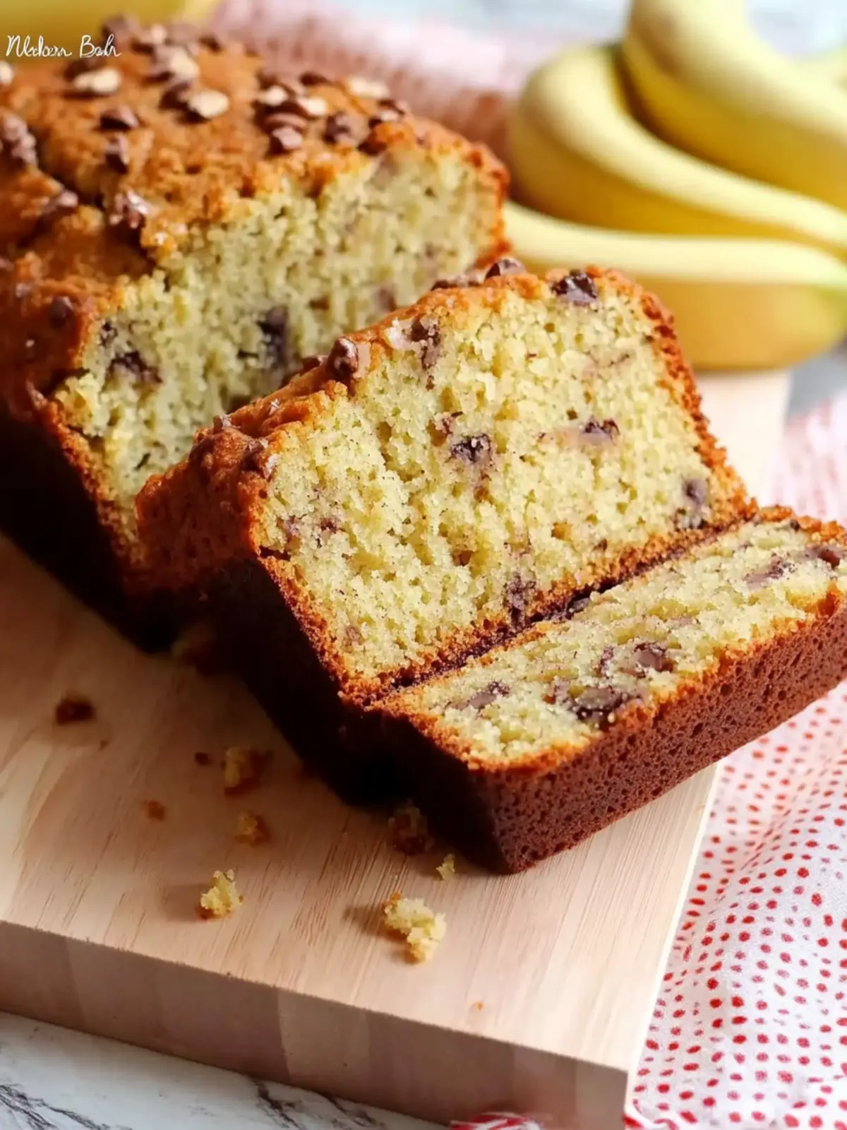 3 Ingredient Banana Bread