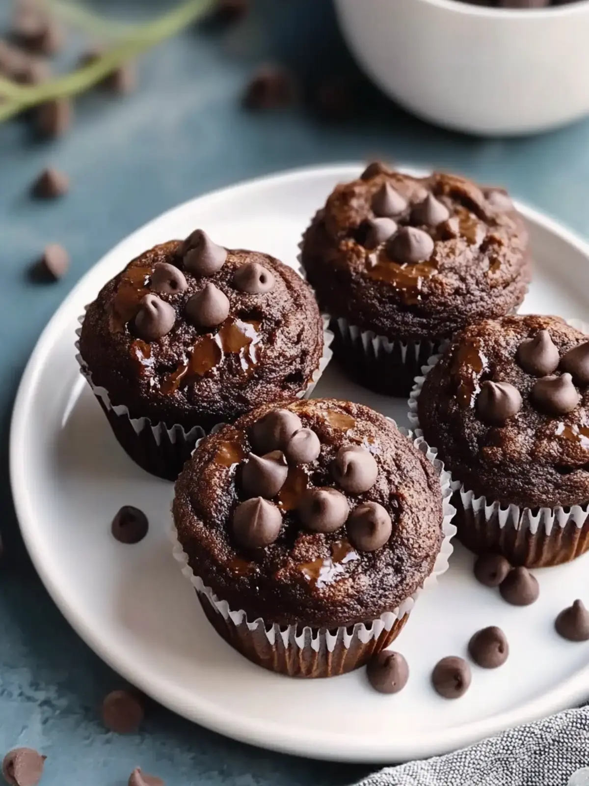 Chocolate Kodiak Cake Protein Muffins