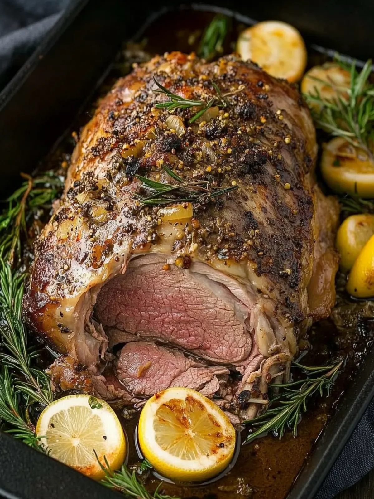 roasted leg of lamb recipe