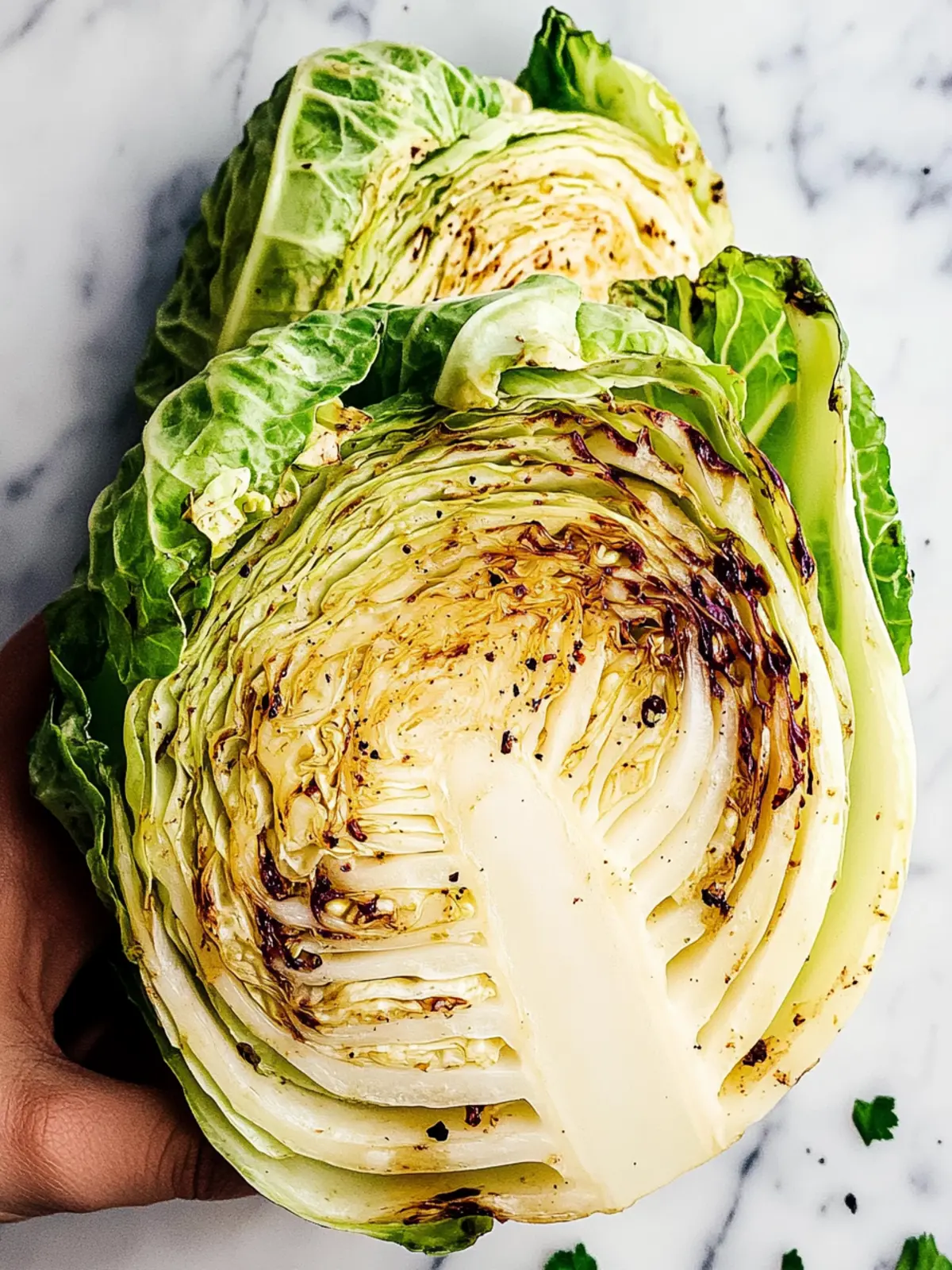 Air Fryer Cabbage
