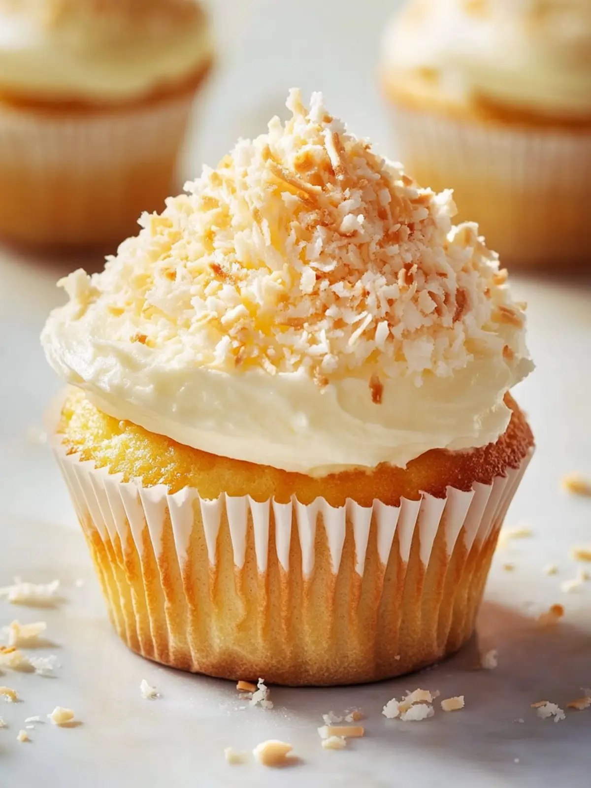 Coconut Cream Cupcakes