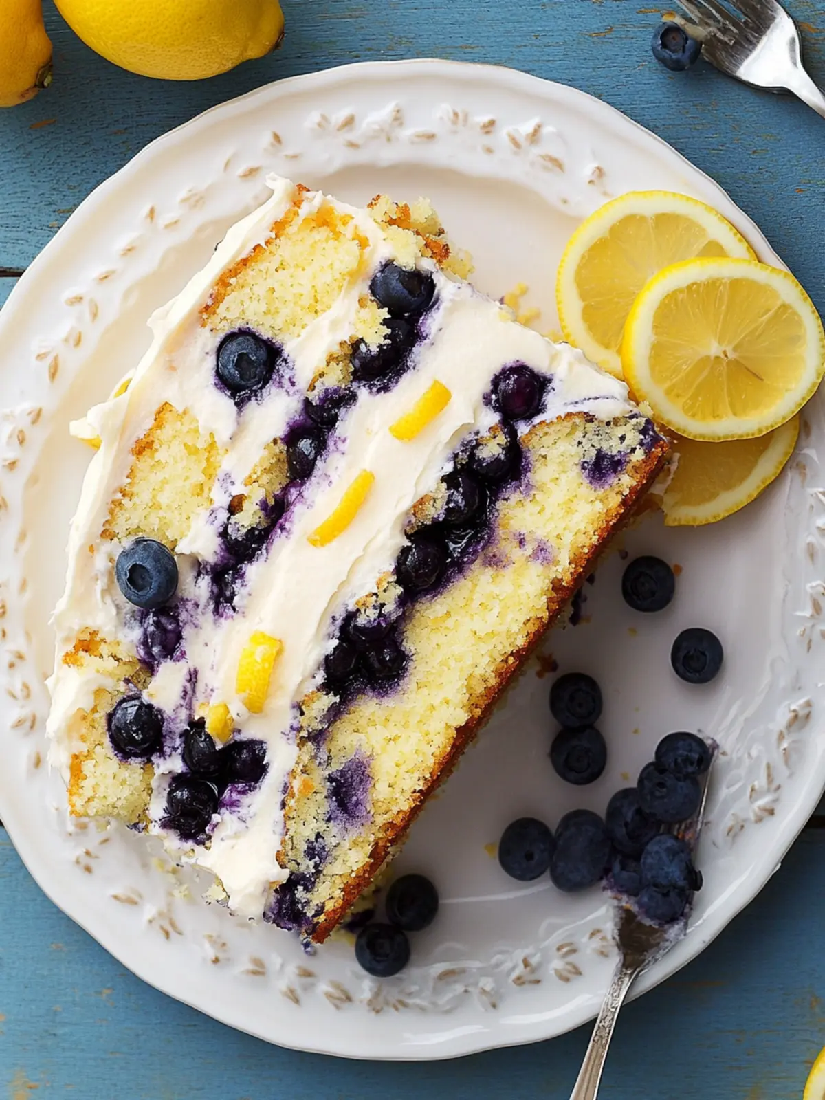 Delightful Lemon Blueberry Cake: Your Perfect Summer Slice