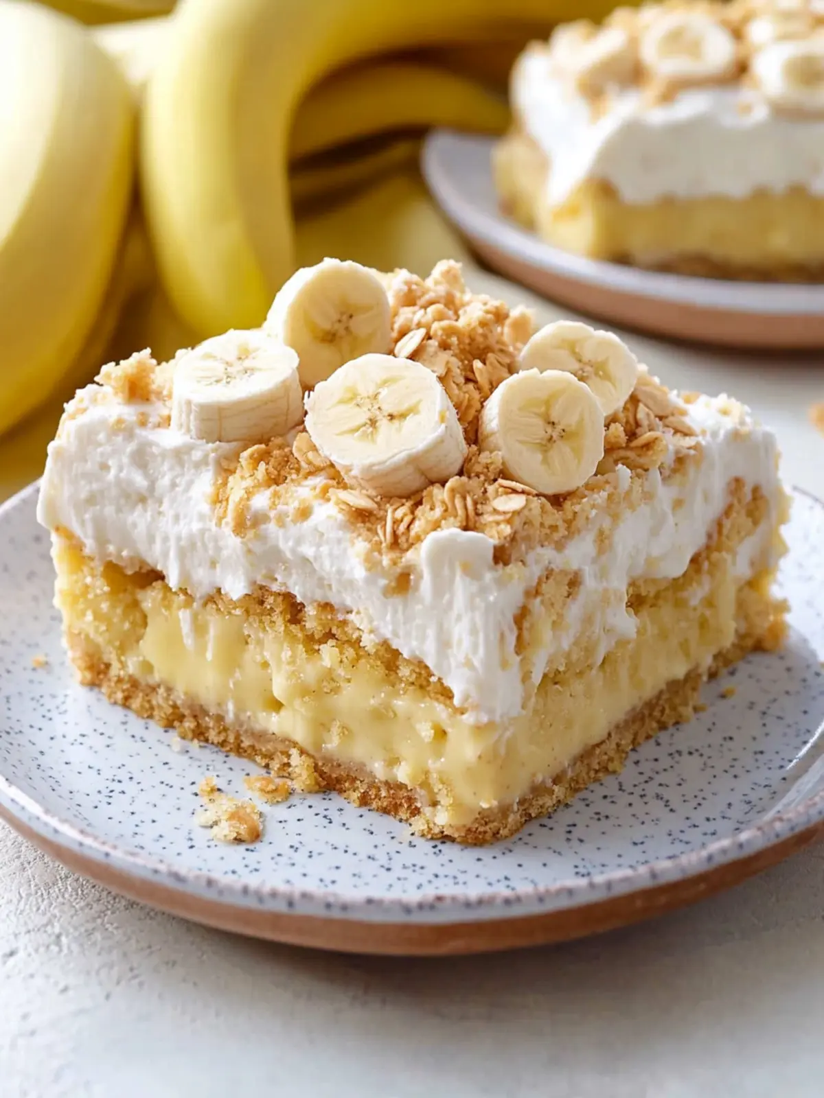 Banana Pudding Poke Cake