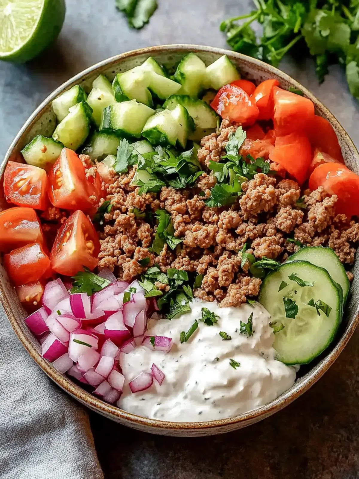 Mouthwatering Ground Turkey Bowls