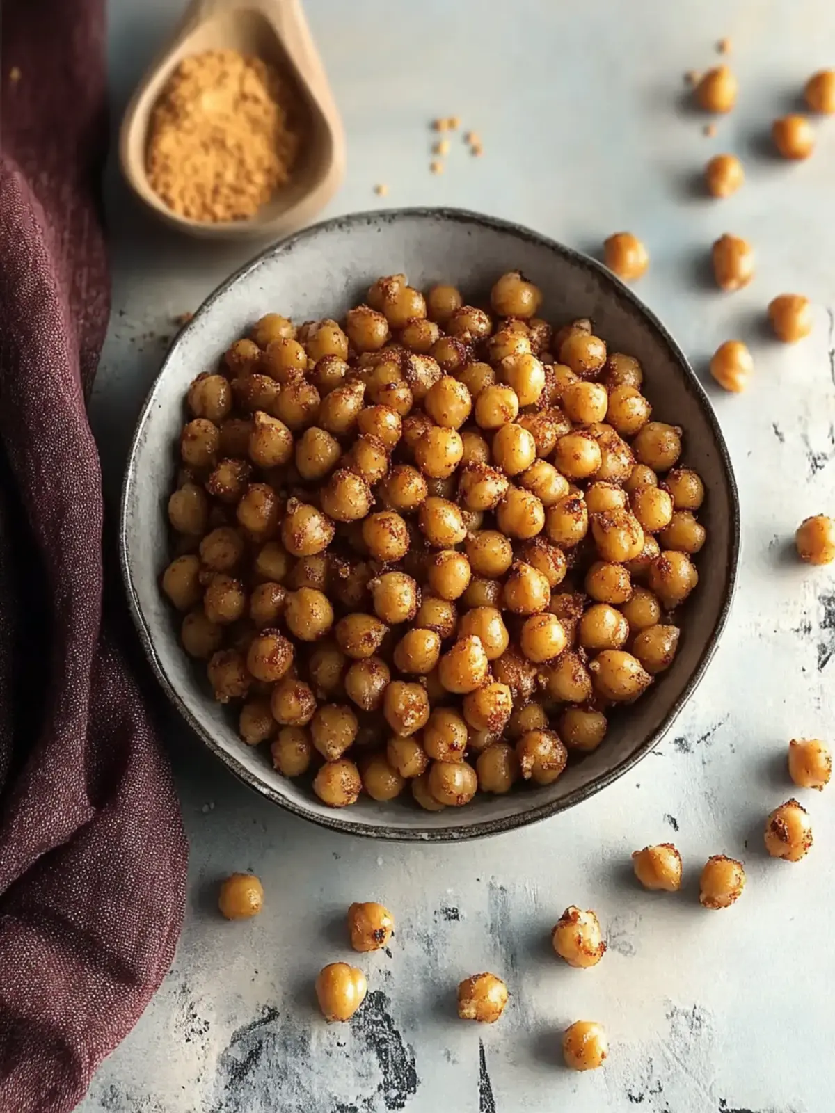 Mouthwatering Spicy Roasted Chickpeas for Your Healthiest Snack