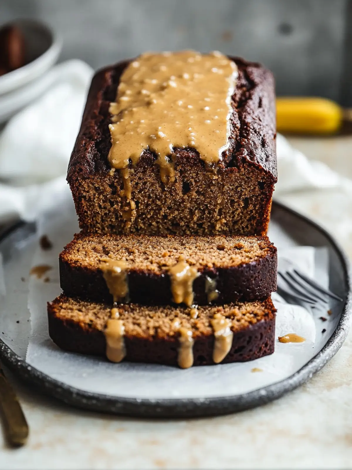 Peanut Butter Banana Bread